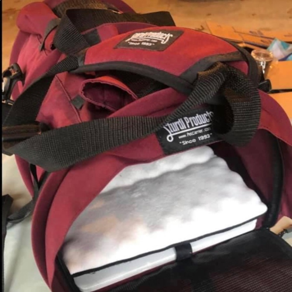 Soft sided pet carry-on, Airline approved.